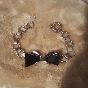 Marc by Marc Jacobs black bow bracelet